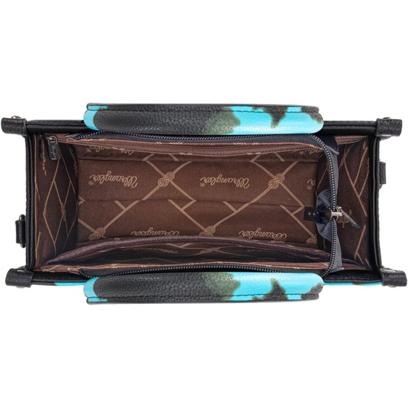 Wrangler cow print handbag - Picture 5 of 8